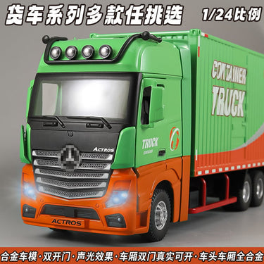 1:24 Diecast 1851 Edition Heavy Container Transport Truck
